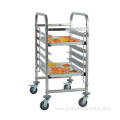 SS304 Stainless Steel Bakery Tray Rack Trolley